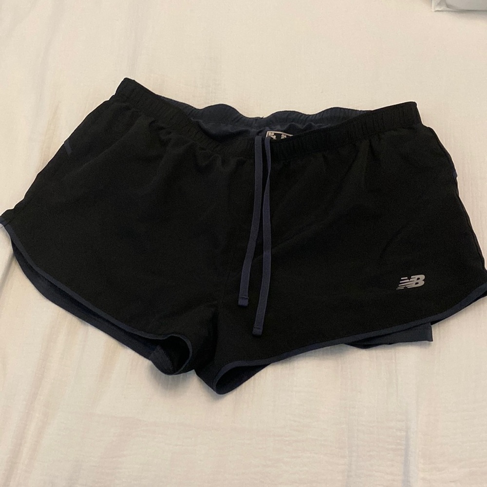 New balance black shorts